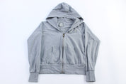 Women's Nike Sportswear Full Zip Grey Sweater - Sweater - Thrifted Threads