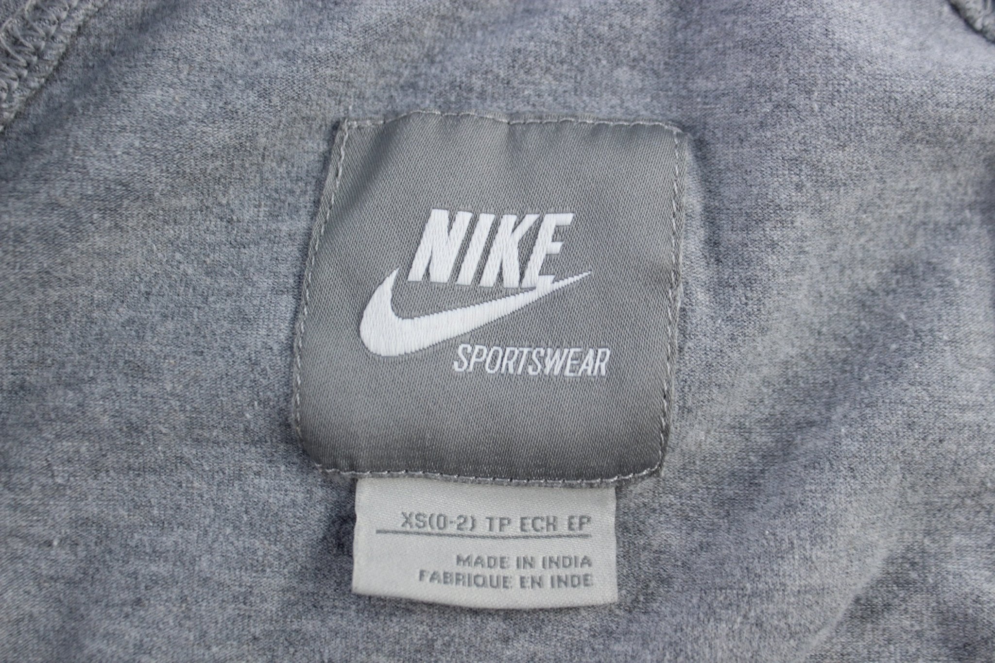 Women's Nike Sportswear Full Zip Grey Sweater - Sweater - Thrifted Threads
