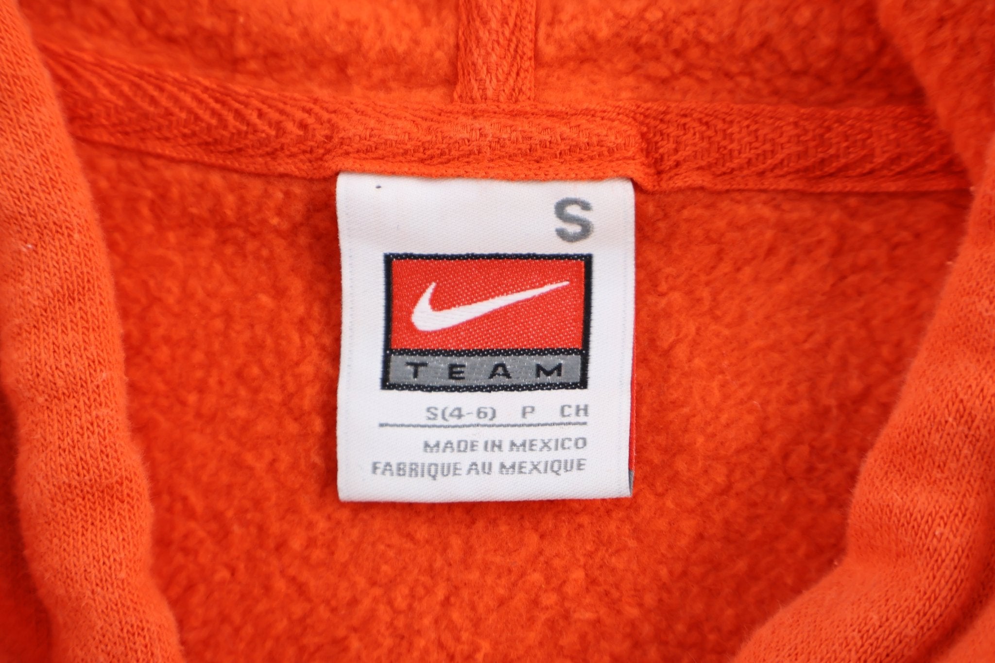 Women's Nike Team Center Swoosh Orange Pullover Hoodie - Sweatshirt - Thrifted Threads