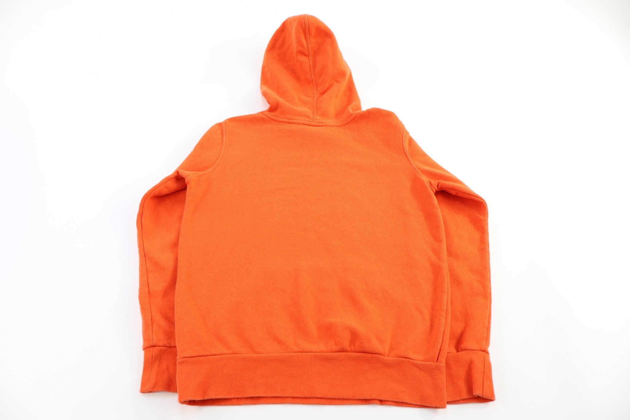 Women's Nike Team Center Swoosh Orange Pullover Hoodie - Sweatshirt - Thrifted Threads