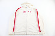 Women's Nike White Full Zip Jacket - Jacket - Thrifted Threads