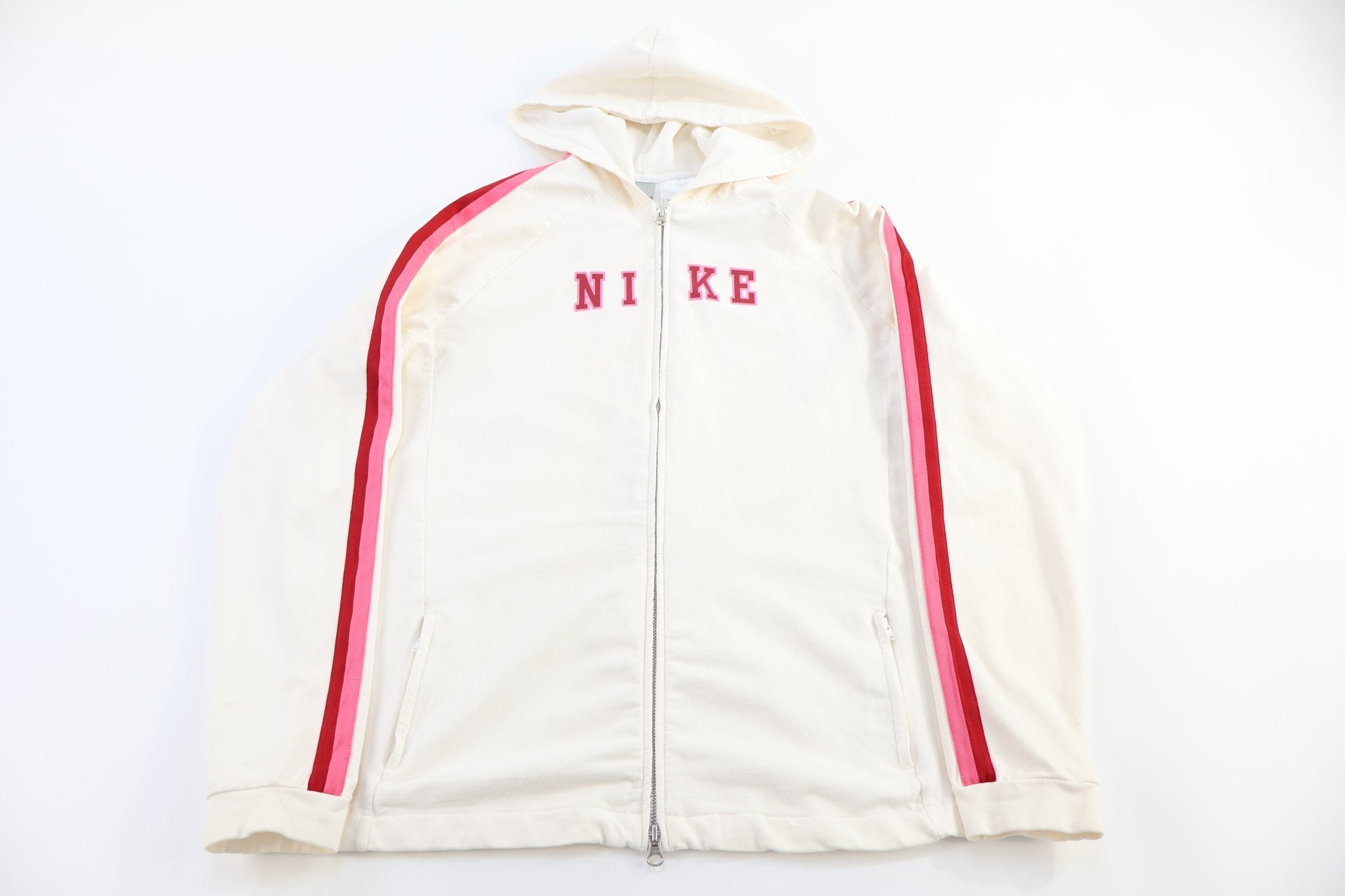 Women's Nike White Full Zip Jacket - Jacket - Thrifted Threads