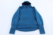 Women's Oakley Blue Hooded Pullover Sweater - Sweater - Thrifted Threads