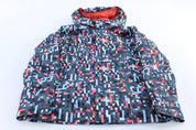 Women's Oakley Logo Multi Check Sunset Ski Jacket - ThriftedThreads.com