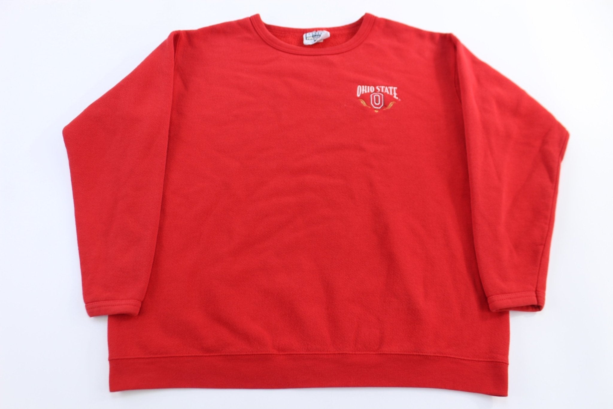 Women's Ohio State University Red Sweatshirt - Sweatshirt - Thrifted Threads