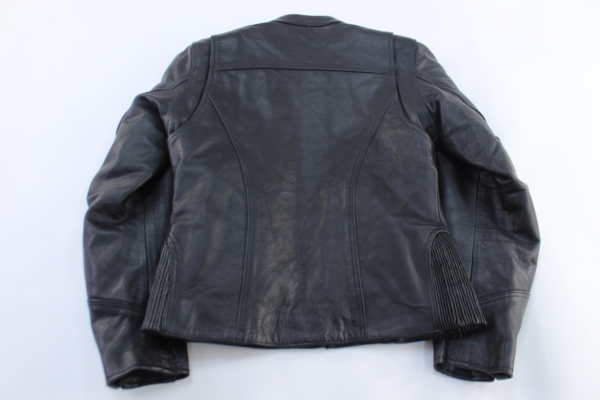 Women's Papa's Leather Barn Black Biker Jacket - Jacket - Thrifted Threads