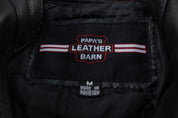 Women's Papa's Leather Barn Black Biker Jacket - Jacket - Thrifted Threads