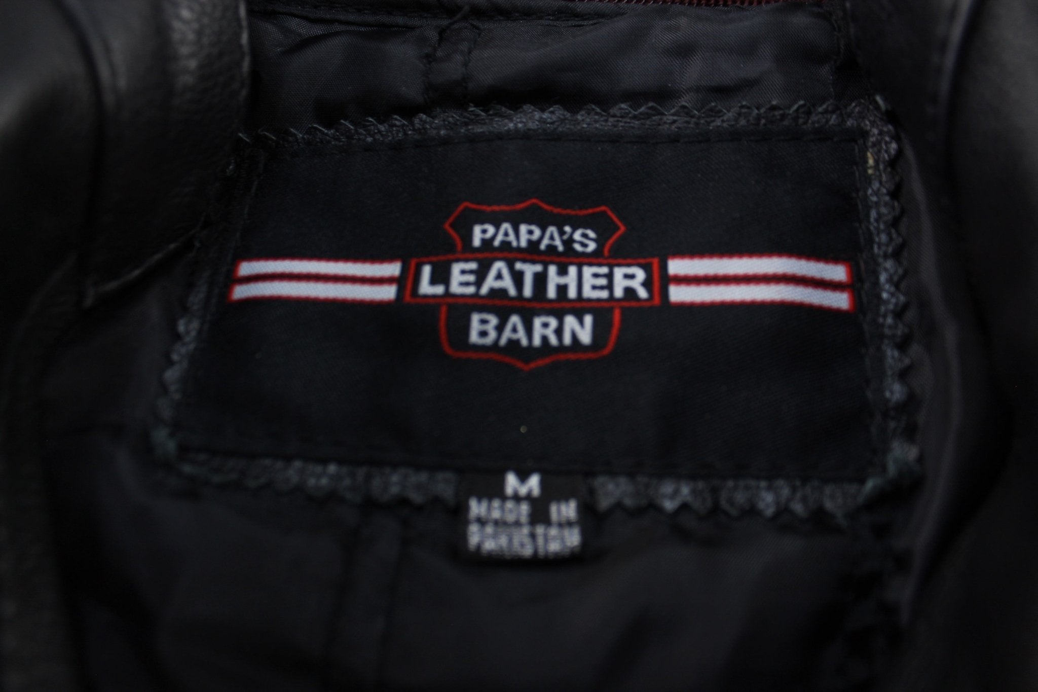 Women's Papa's Leather Barn Black Biker Jacket - Jacket - Thrifted Threads