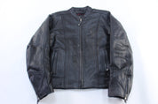 Women's Papa's Leather Barn Black Biker Jacket - Jacket - Thrifted Threads