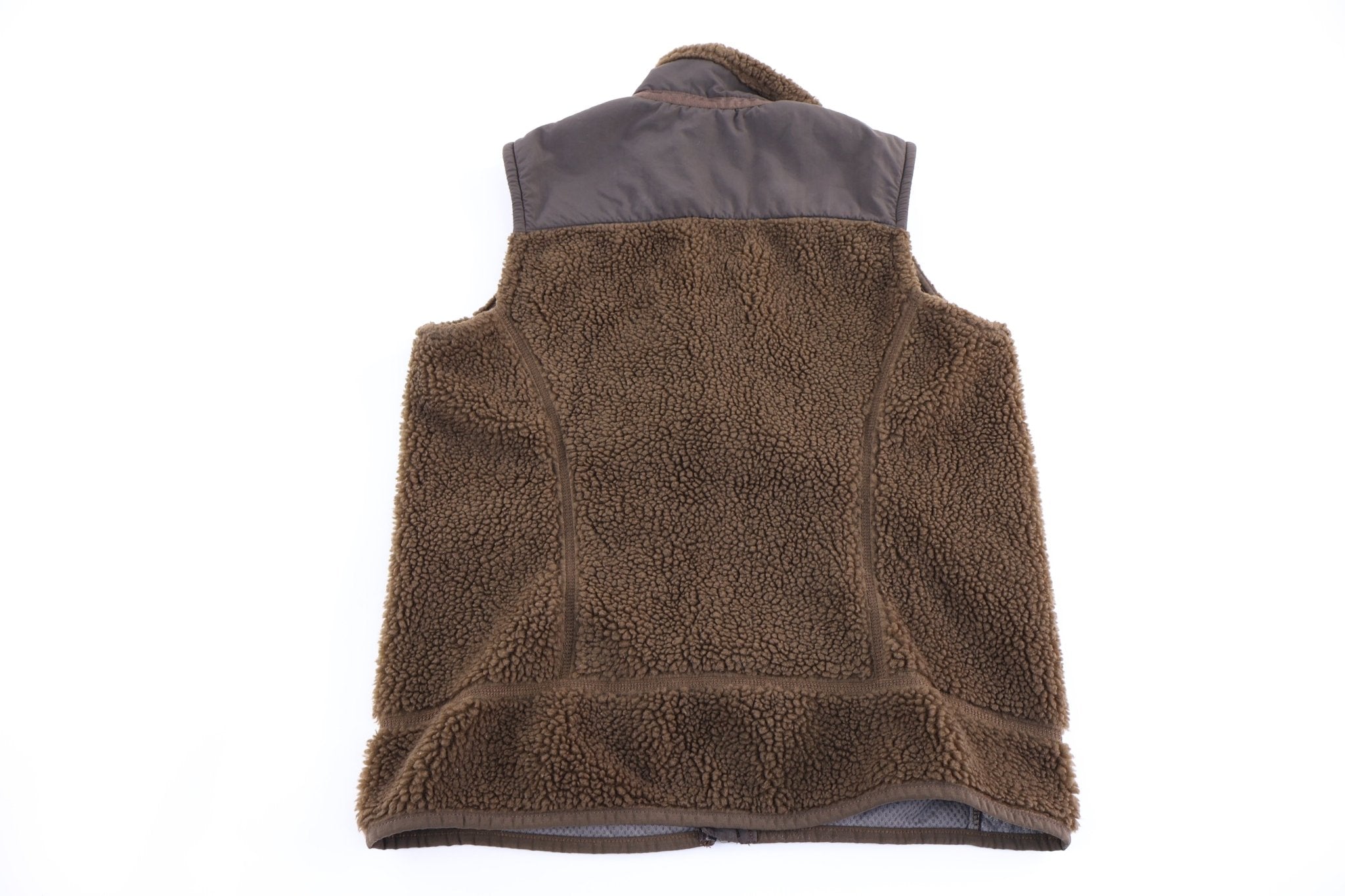 Women's Patagonia Brown Sherpa Full Zip Vest - Vest - Thrifted Threads