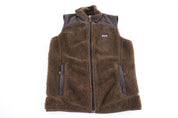 Women's Patagonia Brown Sherpa Full Zip Vest - Vest - Thrifted Threads