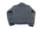 Women's Patagonia Logo Patch Black Puffer Jacket - ThriftedThreads.com