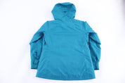 Women's Patagonia Logo Patch Blue Full Zip Jacket - Jacket - Thrifted Threads