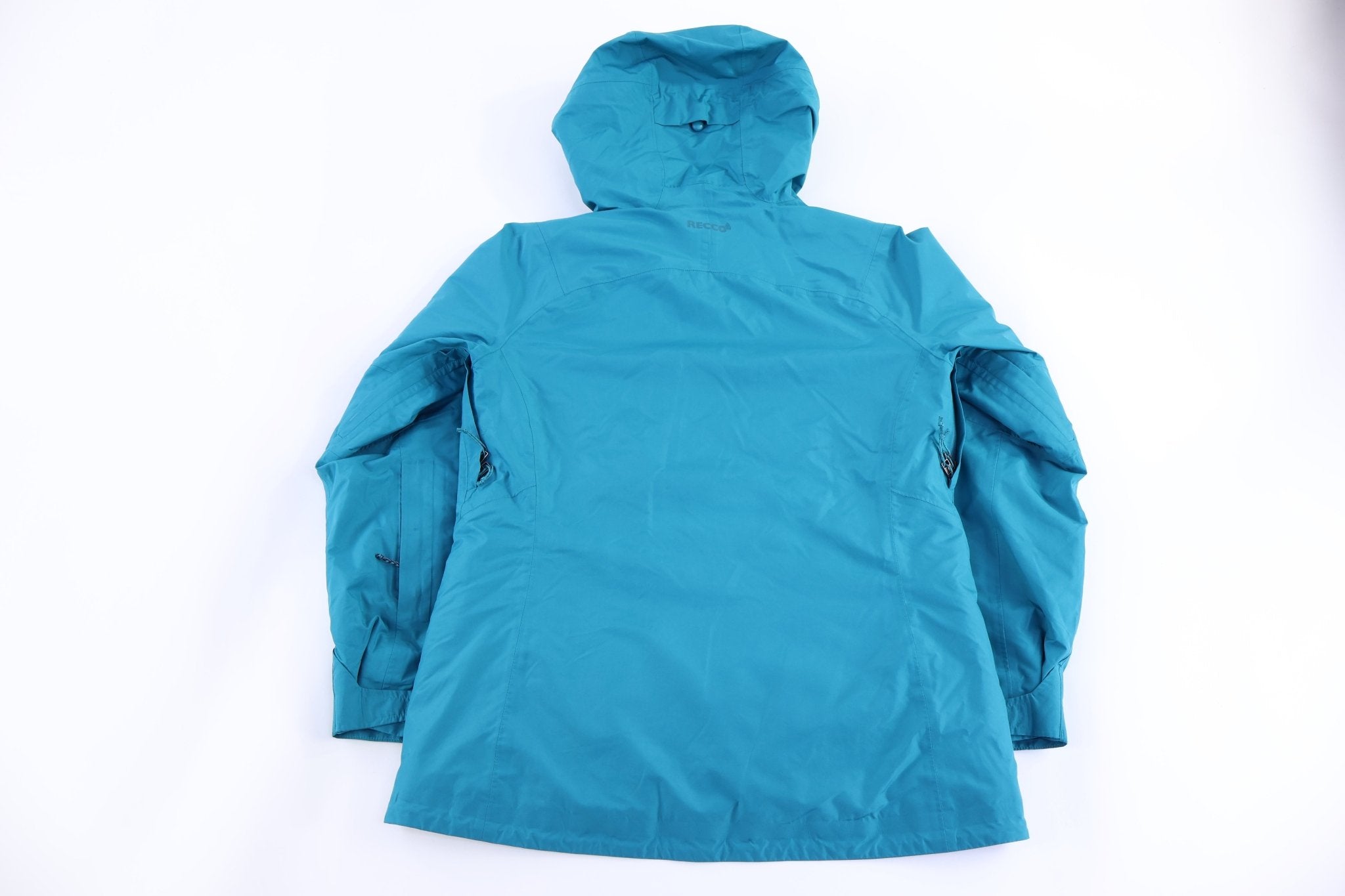 Women's Patagonia Logo Patch Blue Full Zip Jacket - Jacket - Thrifted Threads