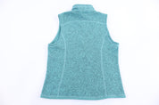Women's Patagonia Logo Patch Blue Full Zip Vest - Vest - Thrifted Threads