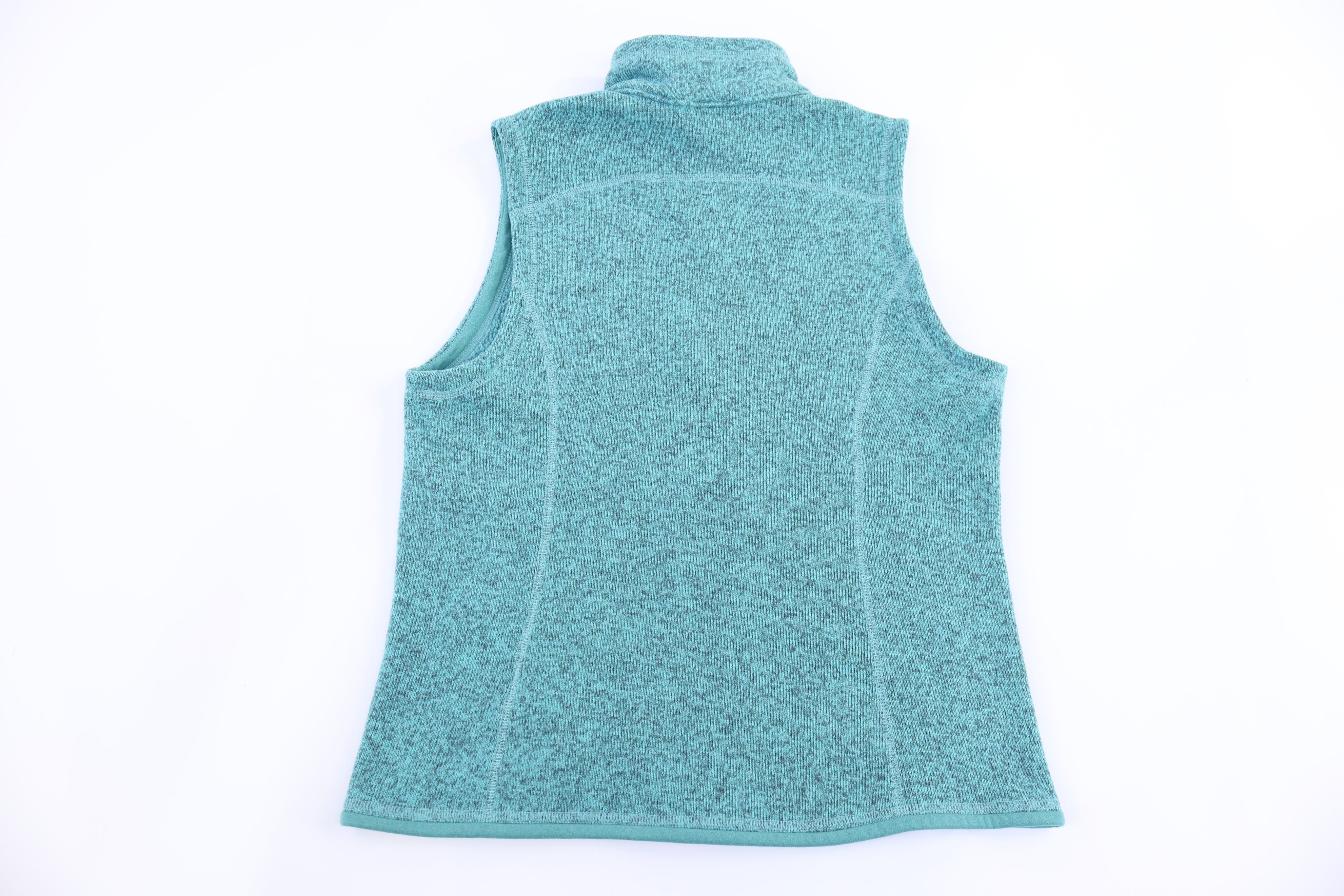 Women's Patagonia Logo Patch Blue Full Zip Vest - Vest - Thrifted Threads