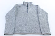 Women's Patagonia Logo Patch Grey Better Sweater - ThriftedThreads.com