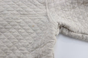 Women's Patagonia Logo Patch Grey & Green Snap - T Pullover - ThriftedThreads.com