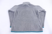 Women's Patagonia Logo Patch Grey Pullover Sweater - Sweater - Thrifted Threads