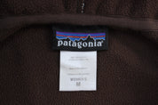 Women's Patagonia Logo Patch Plaid Slopestyle Hoody - ThriftedThreads.com