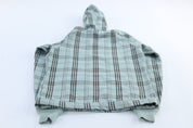 Women's Patagonia Logo Patch Plaid Slopestyle Hoody - ThriftedThreads.com