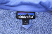 Women's Patagonia Logo Patch Purple Better Sweater - ThriftedThreads.com