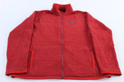 Women's Patagonia Logo Patch Red Better Sweater - ThriftedThreads.com