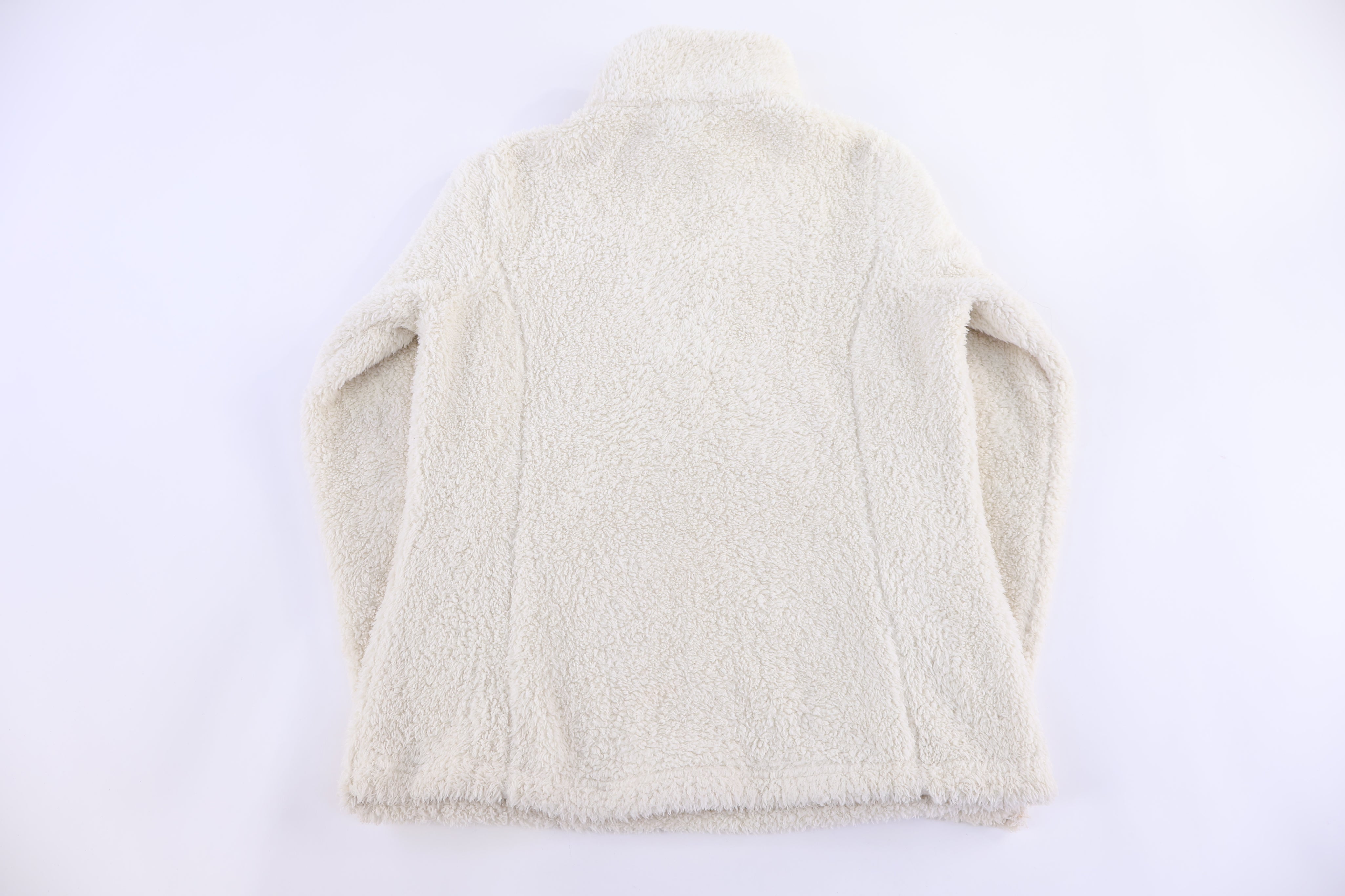 Women's Patagonia Logo Patch White Pullover - Sweater - Thrifted Threads