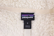 Women's Patagonia Logo Patch White Pullover - Sweater - Thrifted Threads