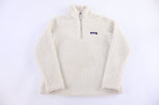 Women's Patagonia Logo Patch White Pullover - Sweater - Thrifted Threads