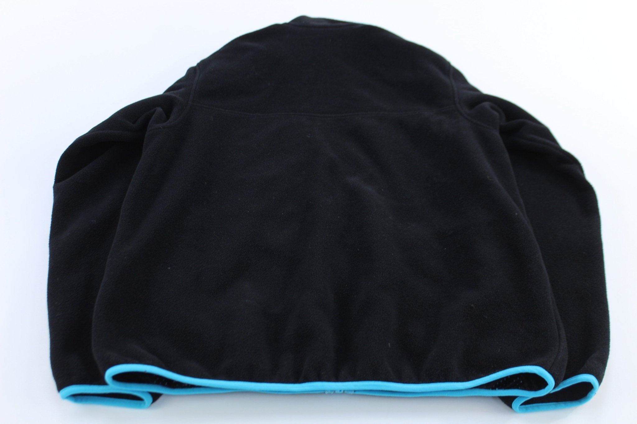 Women's Patagonia Synchilla Blue & Black Full Zip Jacket - ThriftedThreads.com