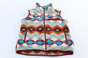 Women's Patagonia Synchilla Cinder Red Snap - T Vest - ThriftedThreads.com