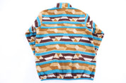 Women's Patagonia Synchilla Logo Patch Snap-T Fleece Pullover - Sweater - Thrifted Threads