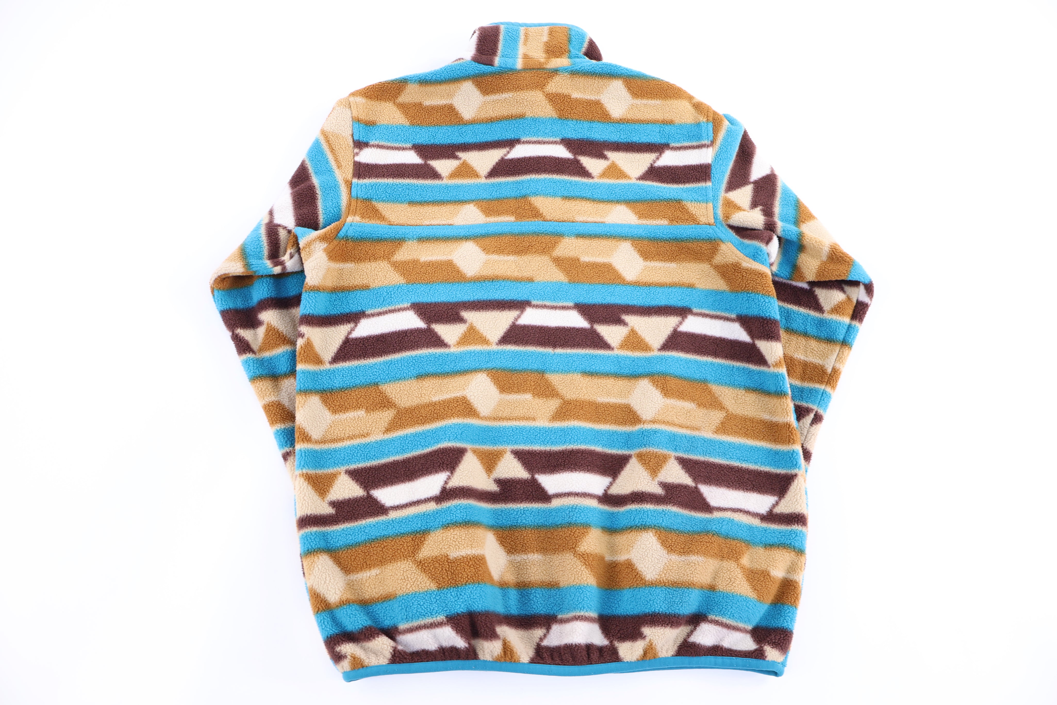 Women's Patagonia Synchilla Logo Patch Snap-T Fleece Pullover - Sweater - Thrifted Threads