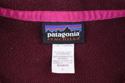 Women's Patagonia Synchilla Logo Patch Snap-T Fleece Pullover - Sweater - Thrifted Threads