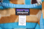 Women's Patagonia Synchilla Logo Patch Snap-T Fleece Pullover - Sweater - Thrifted Threads