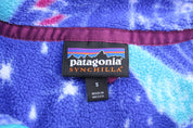 Women's Patagonia Synchilla Moon Owl Snap - T Fleece Pullover - ThriftedThreads.com