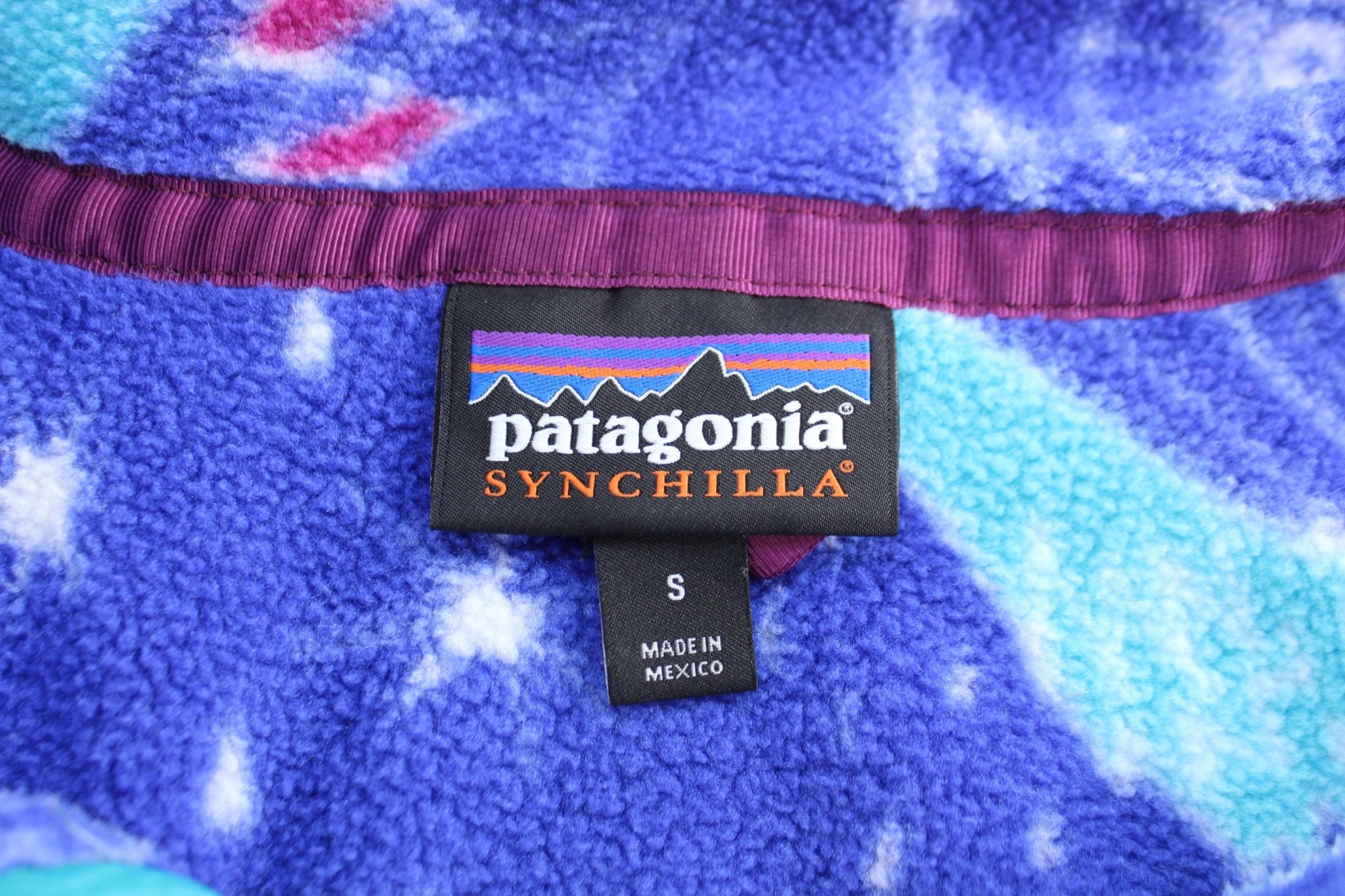 Women's Patagonia Synchilla Moon Owl Snap - T Fleece Pullover - ThriftedThreads.com