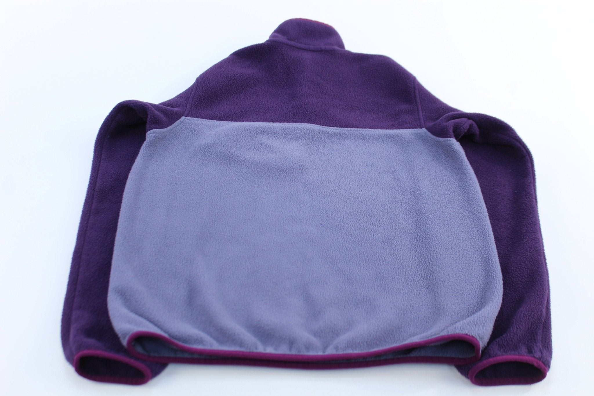 Women's Patagonia Synchilla Purple Snap - T Fleece Pullover - ThriftedThreads.com