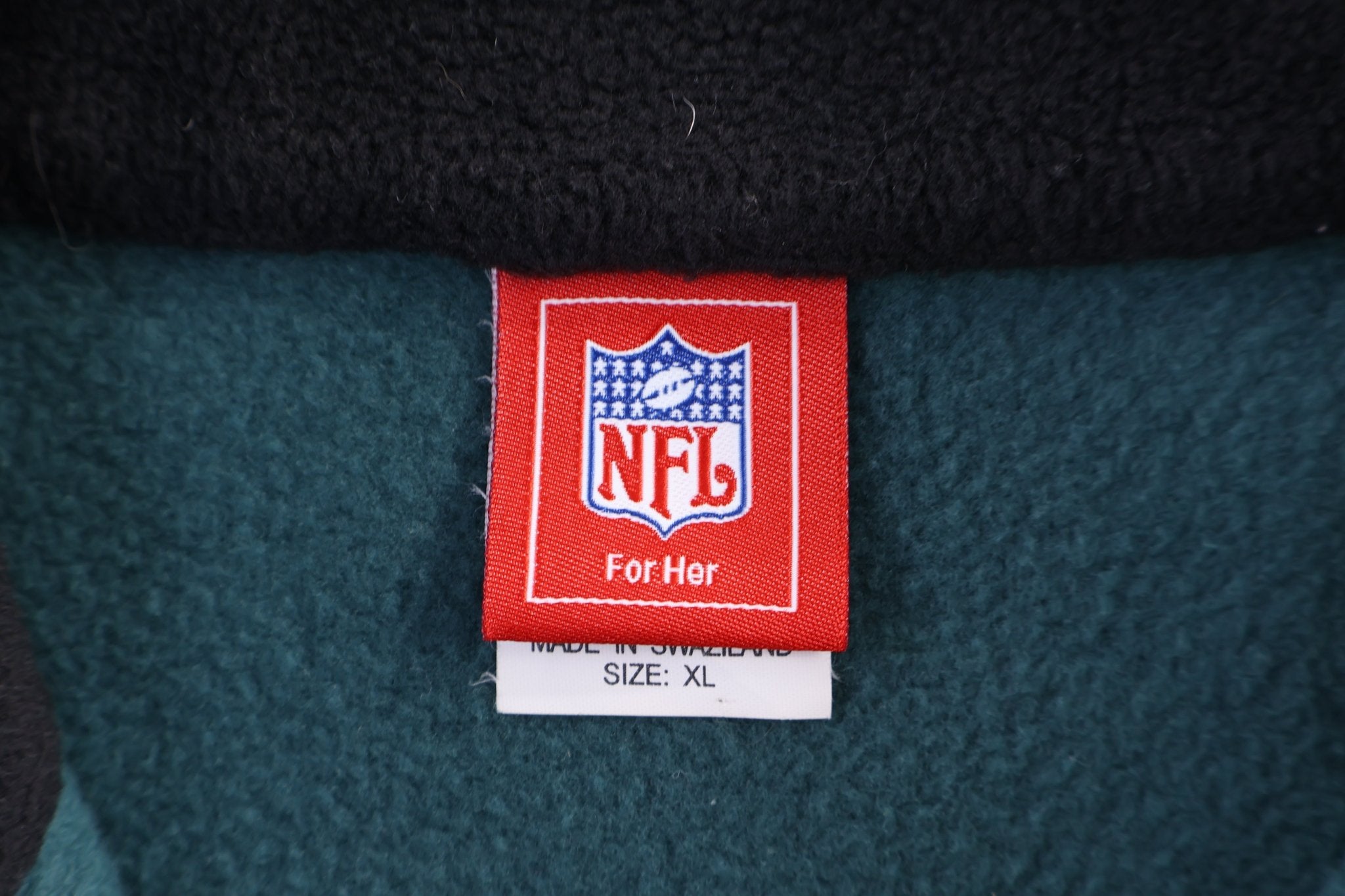 Women's Philadelphia Eagles Quarter Zip Pullover - Sweater - Thrifted Threads