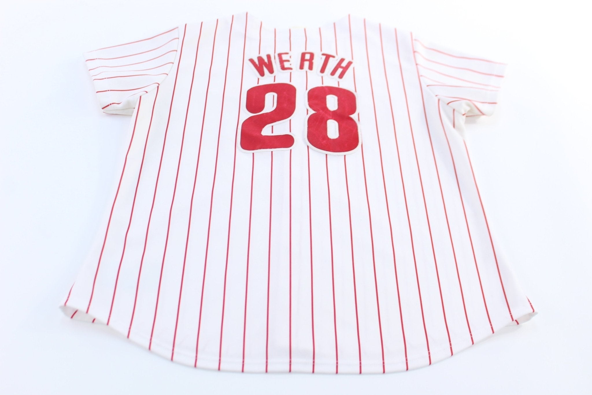Women's Philadelphia Phillies Jayson Werth Majestic Baseball Jersey - ThriftedThreads.com