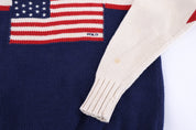 Women's Polo by Ralph Lauren American Flag Knit Sweater - Sweater - Thrifted Threads