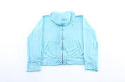 Women's Polo By Ralph Lauren Turquoise Zip Up Jacket - ThriftedThreads.com