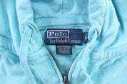 Women's Polo By Ralph Lauren Turquoise Zip Up Jacket - ThriftedThreads.com
