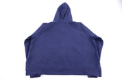 Women's Polo Ralph Lauren Embroidered Logo Blue Full Zip Jacket - Jacket - Thrifted Threads