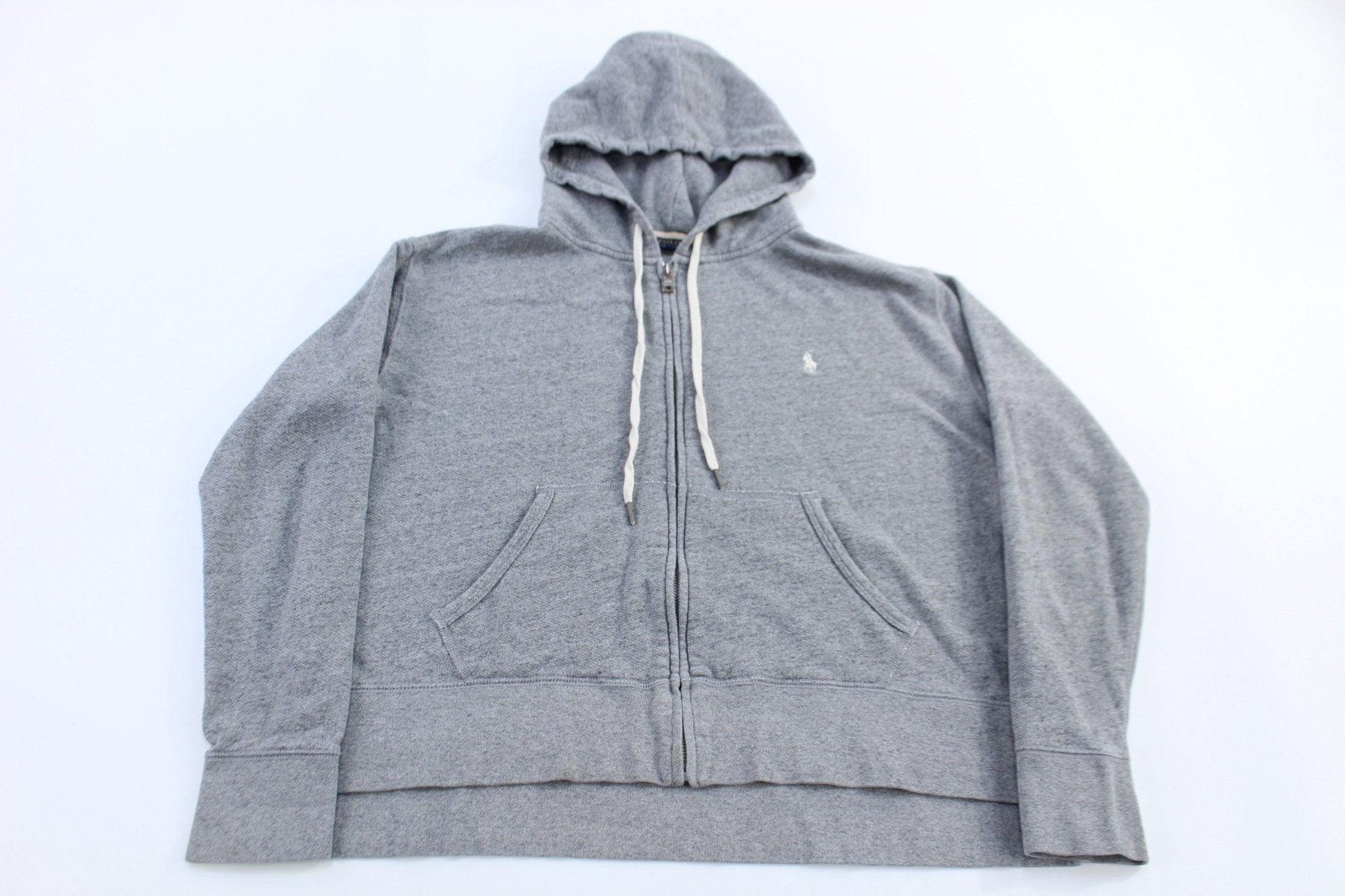 Women's Polo Ralph Lauren Embroidered Logo Full Zip Sweater - Sweater - Thrifted Threads