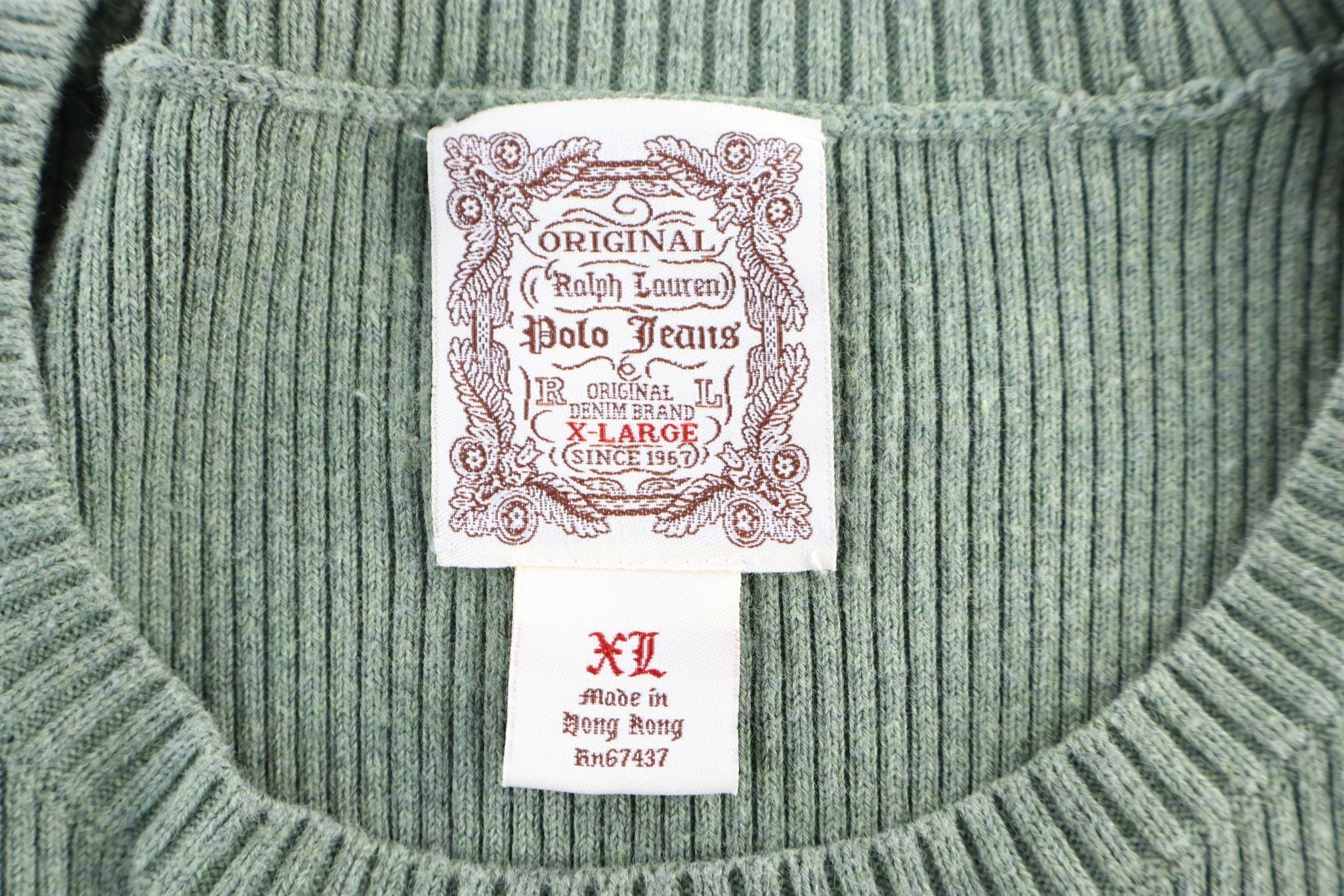 Women's Polo Ralph Lauren Green Pullover Sweater - Sweater - Thrifted Threads