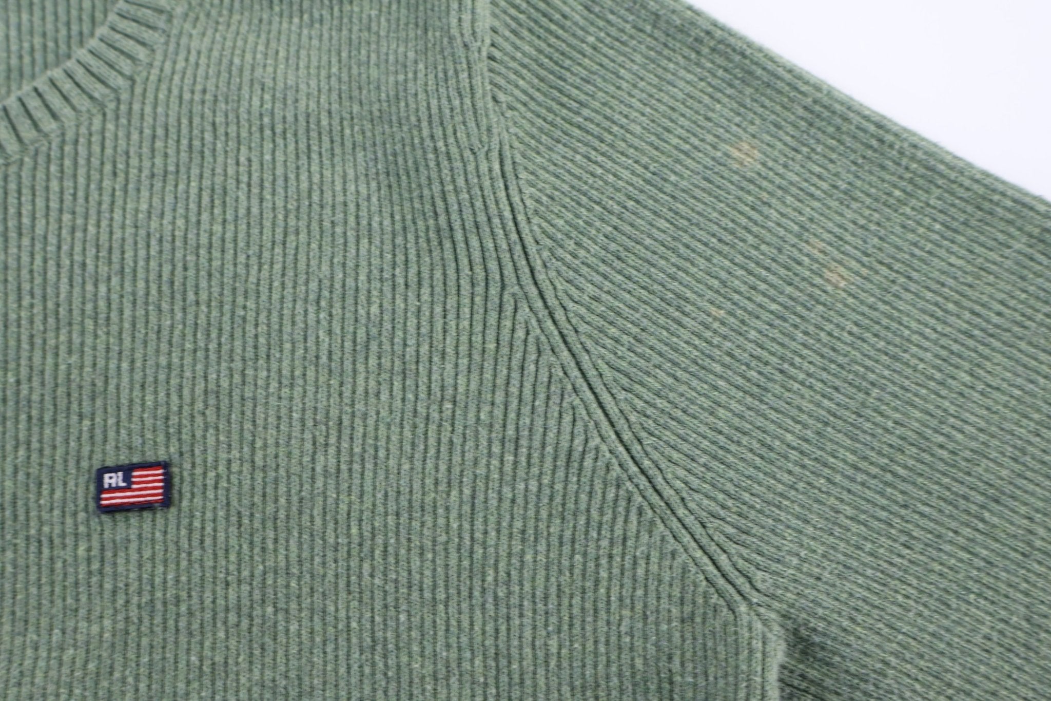 Women's Polo Ralph Lauren Green Pullover Sweater - Sweater - Thrifted Threads