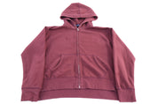 Women's Polo Ralph Lauren Maroon Full Zip Hoodie - Jacket - Thrifted Threads
