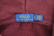 Women's Polo Ralph Lauren Maroon Full Zip Hoodie - Jacket - Thrifted Threads